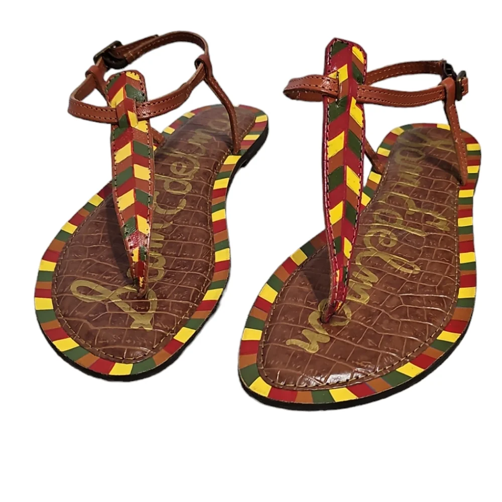 Sam Edelman Gigi 5 Leather Sandals - Picture 1 of 11